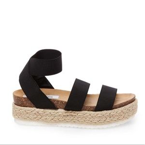 madden girl black  sandals